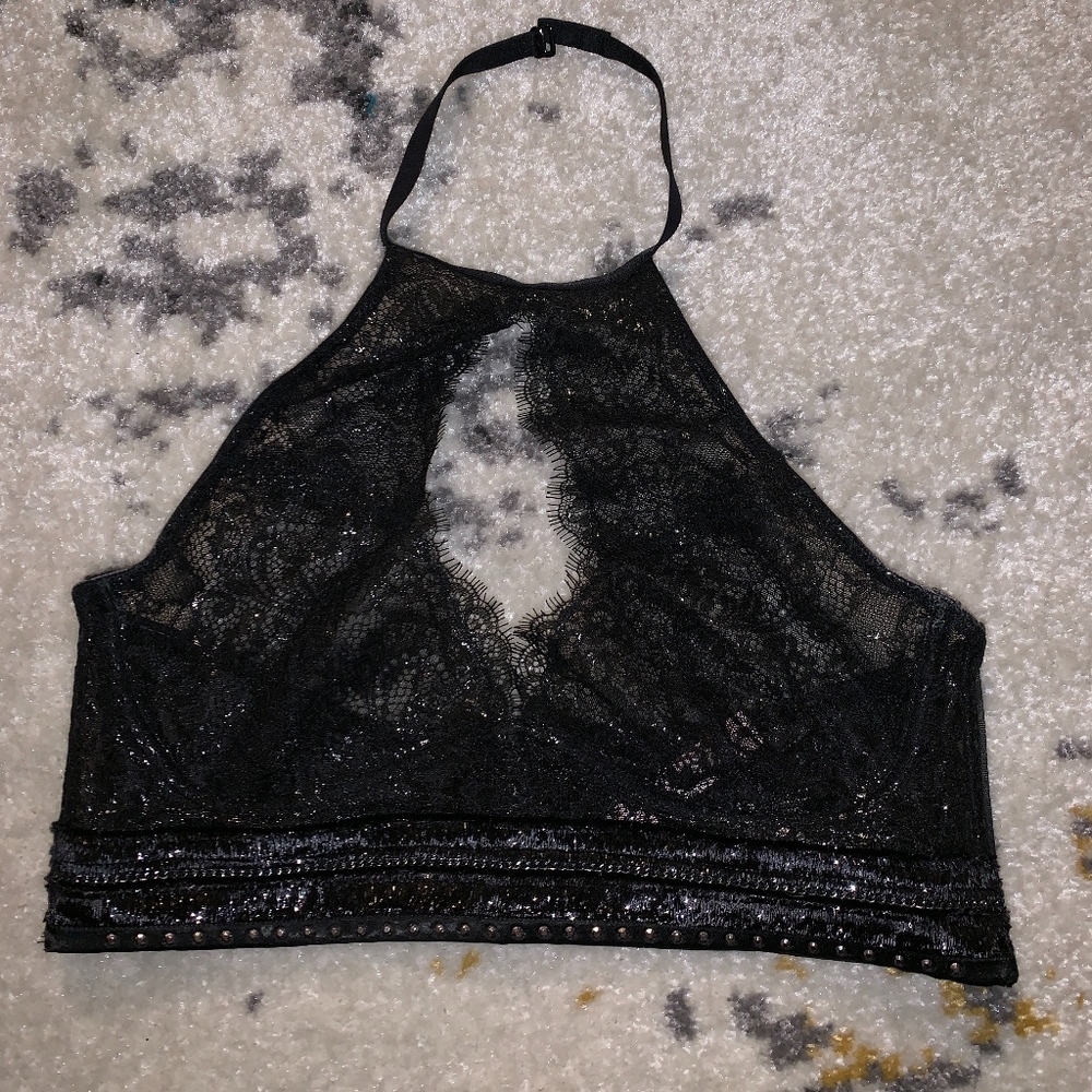 Victoria's Secret Sparkly Shine Holiday Bralette